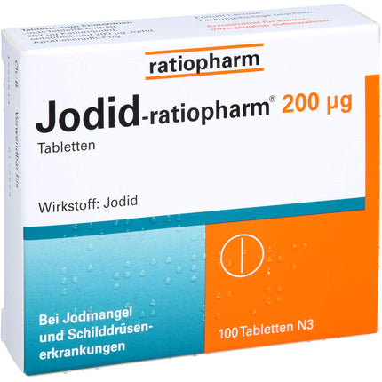 JODID ratiopharm 200 µg tabletes 100 gab.