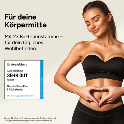 Intestinal Cure* Probio Cultures Complex High Dose - ar laktobacilām un bifidobaktērijām - 23 baktēriju celmi bez inulīna, 600 miljardi CFU vienā kārbā | 60 zarnās šķīstošās kapsulas - 2 mēnešiem