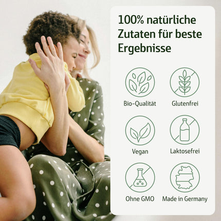 Combi Flora Kids Organic - 50 g - Ar Bifidobacterium un Lactobacillus bērniem - Pulveris ar mērkaroti - Ar 5 baktēriju celmiem bērniem no 3 gadu vecuma