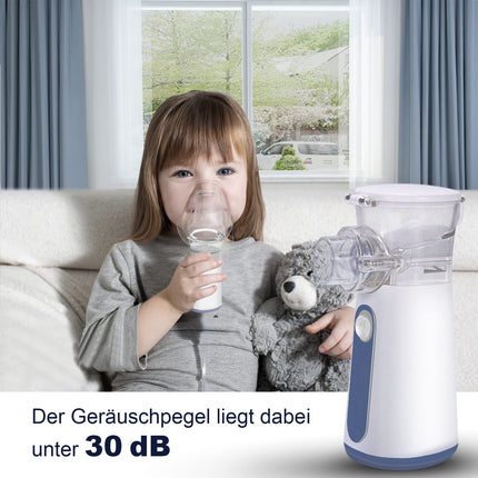Inhalators bērniem, inhalatori pieaugušajiem, zīdaiņu inhalatora komplekts ar maskām un uzgali, pārnēsājams, kluss, automātiska tīrīšanas funkcija