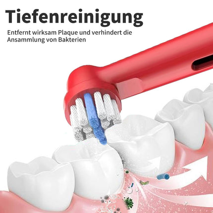 16 bērnu zobu birstes galviņu iepakojums, kas saderīgs ar Braun Oral B bērnu elektrisko zobu birsti, īpaši mīksti sariņi.