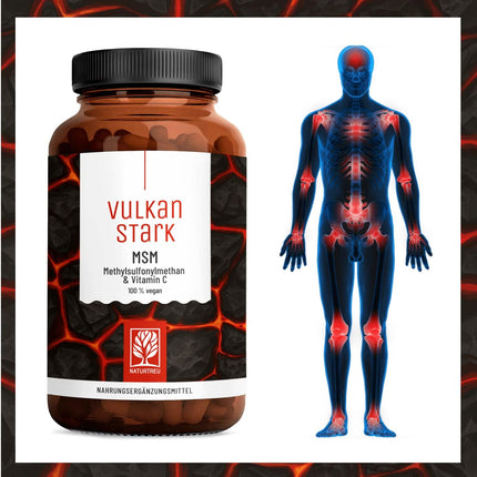 Augstas devas MSM tabletes - 2000 mg MSM ar dabīgu C vitamīnu no acerolas - 4 mēnešu krājumi - Alternatīva MSM kapsulām - Metilsulfonilmetāns, vegāns, laboratoriski pārbaudīts
