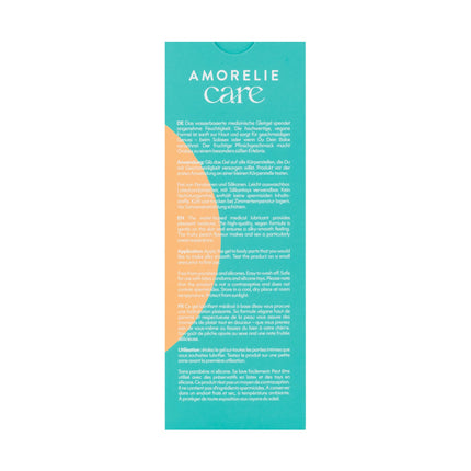 AMORELIE Care – persiku garšas lubrikants ēdams, uz ūdens bāzes, vegāns (100ml)