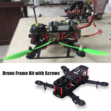 Drona rāmja komplekts, 2 veidu 250 mm kvadrokoptera lidaparāta drona rāmja komplekts RC aksesuārs QAV250 (oglekļa šķiedra)