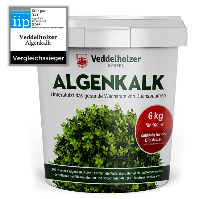 UZVARĒTĀJS 09/2020 Veddelholzer 6 kg organiskais aļģu kaļķis 100% tīrs pulveris no jūraszālēm stiprina buksusa izturību un atjaunošanos pret buksusa kodēm Buksusa mēslojums Dabīgais mēslojums aerosols