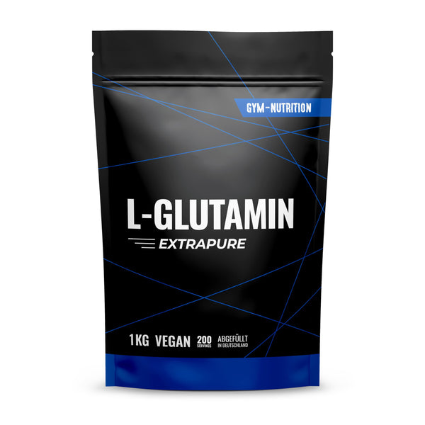 L-glutamīna pulveris 1000g / 1kg - Īpaši tīrs pulveris ar īpaši augstu devu - Glutamīns - Laboratorijā pārbaudīts un vegāns - Ražots Vācijā 1kg - Neitrāla garša, dabīgs