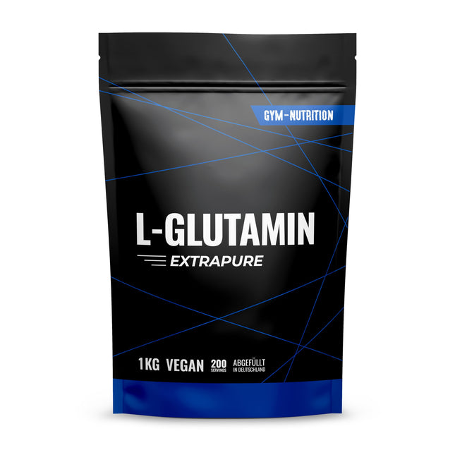 L-glutamīna pulveris 1000g / 1kg - Īpaši tīrs pulveris ar īpaši augstu devu - Glutamīns - Laboratorijā pārbaudīts un vegāns - Ražots Vācijā 1kg - Neitrāla garša, dabīgs