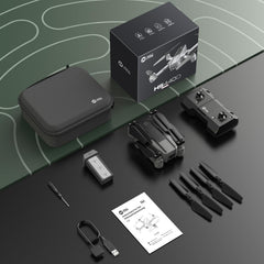 Holy Stone HS440D GPS drons ar 4K kameru iesācējiem, 1 akumulators 20 min. darbībai. Lidojuma laiks, seko man, automātiska atgriešanās, 5G FPV pārraide, RC salokāms drons, pilns komplekts, svars zem 249 g, profesionāls pieaugušajiem, C0