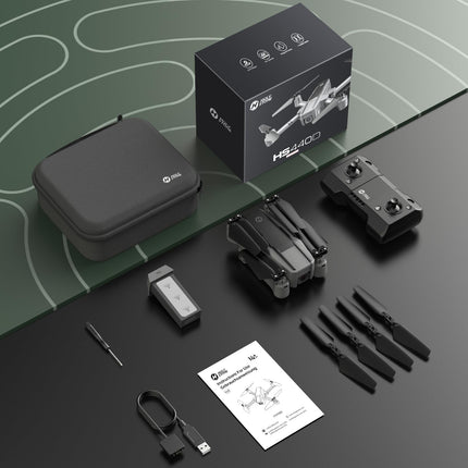 Holy Stone HS440D GPS drons ar 4K kameru iesācējiem, 1 akumulators 20 min. darbībai. Lidojuma laiks, seko man, automātiska atgriešanās, 5G FPV pārraide, RC salokāms drons, pilns komplekts, svars zem 249 g, profesionāls pieaugušajiem, C0