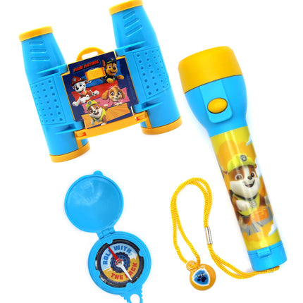 Joy Toy Patrol 1512093 piedzīvojumu komplekts, binoklis, kompass un lukturītis, krāsains