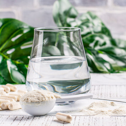 Effective Nature organiskais inulīna pulveris - 100% šķīstošās šķiedras pulveris no bioloģiskās agaves, bez glutēna, vegāns - 450g