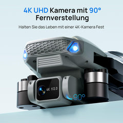 Ameta drons ar 4K kameru pieaugušajiem, S20 Lite FPV drons iesācējiem, RC kvadrokopters ar bezkontaktu motoru, 36 minūšu lidojuma laiks, augstuma noturēšana, apļveida lidojums, dāvanu rotaļlieta bērniem (165 g)