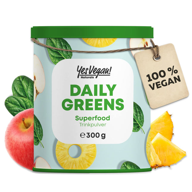 Daily Greens superēdiena pulveris (300 grami) alternatīva Athletic Greens | Vitamīni, minerālvielas, vegānu olbaltumvielas un šķiedrvielas | Smūtijs