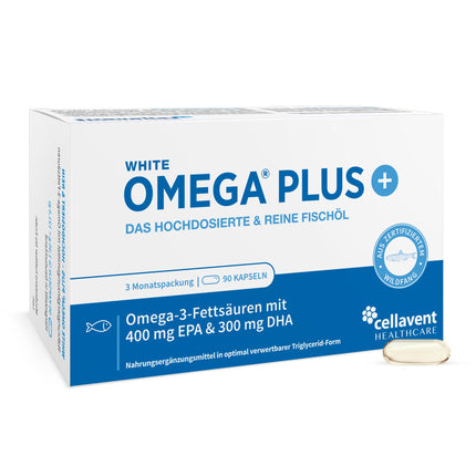 Augsti attīrītas Omega 3 zivju eļļas kapsulas ar 1000 mg Omega-3 taukskābēm (300 mg DHA un 400 mg EPA) – triglicerīdu veidā – 3 mēnešu krājumi