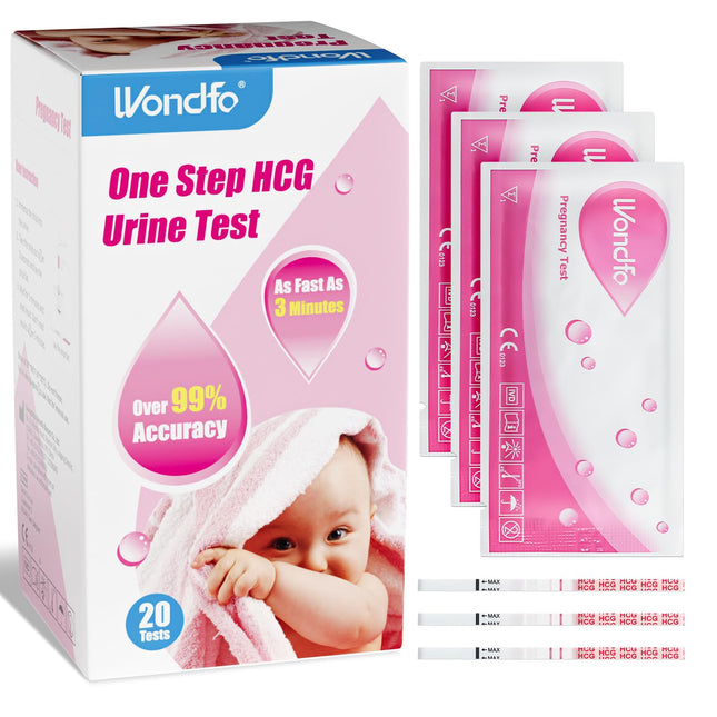 Wondfo grūtniecības tests 20x agrīna grūtniecības tests 10 miU/ml agrīna ātra grūtniecības testa strēmeles Sākums 6 dienas agrāk nekā jūsu menstruācijas Grūtniecības tests