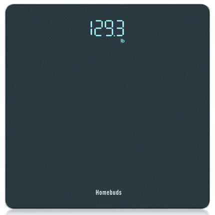 Homebuds digitālie vannas istabas svari, augsta precizitāte, ko garantē Professional Scale Factory kopš 2001. gada, LED displejs un piekļuves punkts, 3*AAA baterijas iekļautas, 180kg/400lb, zili