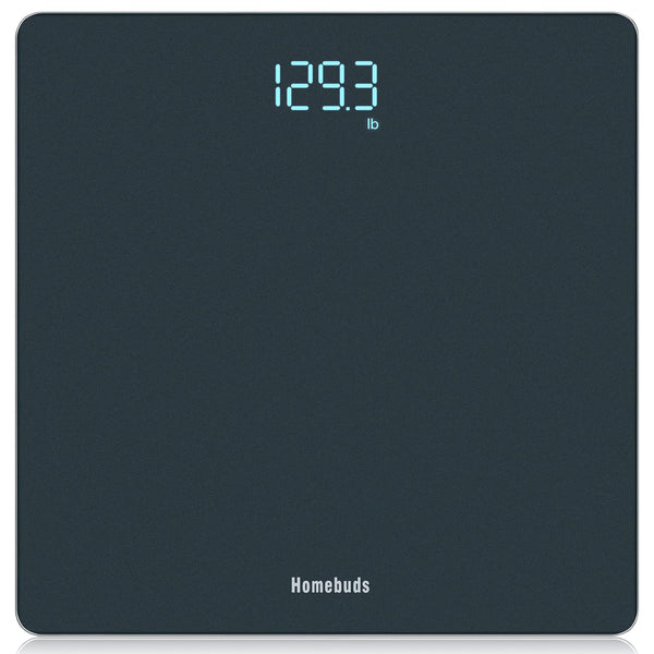 Homebuds digitālie vannas istabas svari, augsta precizitāte, ko garantē Professional Scale Factory kopš 2001. gada, LED displejs un piekļuves punkts, 3*AAA baterijas iekļautas, 180kg/400lb, zili