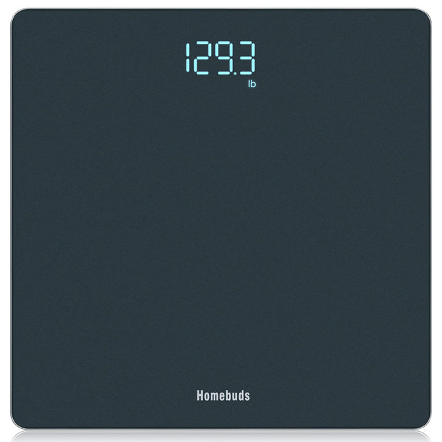 Homebuds digitālie vannas istabas svari, augsta precizitāte, ko garantē Professional Scale Factory kopš 2001. gada, LED displejs un piekļuves punkts, 3*AAA baterijas iekļautas, 180kg/400lb, zili