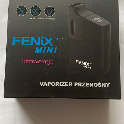 Fenix ​​​​Mini Vaporizer *Melns* efektīvs vaporizators garšaugiem, sveķiem un eļļām. Tērauda kamera + konvekcija + ārkārtīgi maza, bet jaudīga + JAUNUMS!