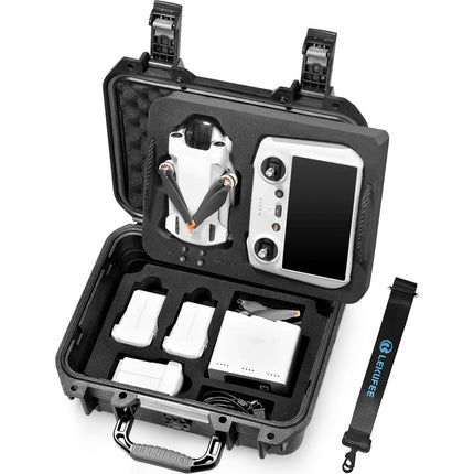 LEKUFEE ūdensnecaurlaidīgs korpuss DJI Mini 4 Pro/DJI Mini 3/DJI Mini 3 Pro un DJI Mini 3 aksesuāriem (tikai korpuss)