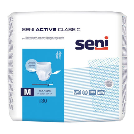 SENI Active Classic vienreizējās lietošanas urīna nesaturēšanas biksītes M