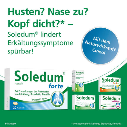 SOLEDUM forte kapsulas 200 mg 50 gab.