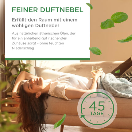 Air Wick Aroma eļļas pudeļu sākuma komplekts - difuzors ar 2 uzpildēm - aromterapija - aromāts: nomierinoša roze - ziedu telpas aromāts ar ēteriskajām eļļām - 2 x 20 ml eļļas + ierīce baltā krāsā