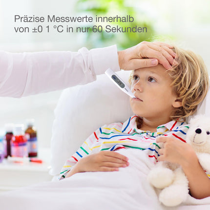 Citizen CTA303 antibakteriāls, ūdensizturīgs, digitāls medicīniskais termometrs ar drudža trauksmi, mutes dobumam, padušu, rektāliem mērījumiem, precīzi mērījumi pieaugušajiem, bērniem, mazuļiem un zīdaiņiem