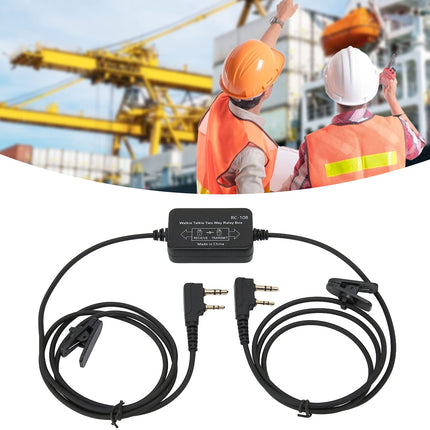 ciciglow K-Head atkārtotāja kaste, RC-108 vienkārša rācija divvirzienu releja kaste pieaugušajiem, melna