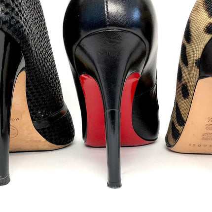 ProtectMyHeels Black stiletos paredzētām kurpēm (1 iepakojums) I Papēžu aizsardzība un labošana melnām augstpapēžu kurpēm I Melnām, nolūzušām, plānām papēžu kurpēm