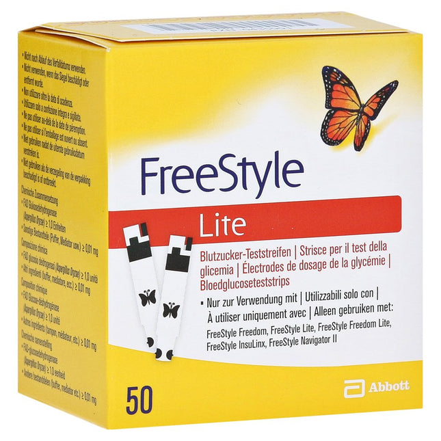 FREESTYLE Lite testa strēmeles 50 gab.