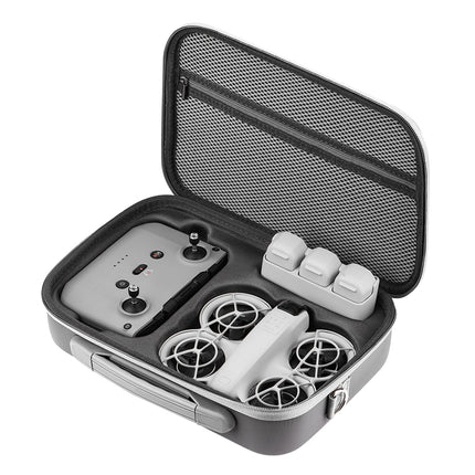 REYGEAK DJI NEO RC soma, ūdensizturīga un nodilumizturīga, pārnēsājama PU ādas ceļojumu soma DJI NEO aksesuāriem ar DJI RC kontrolieri un citiem aksesuāriem