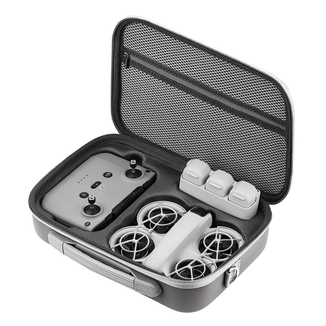 REYGEAK DJI NEO RC soma, ūdensizturīga un nodilumizturīga, pārnēsājama PU ādas ceļojumu soma DJI NEO aksesuāriem ar DJI RC kontrolieri un citiem aksesuāriem