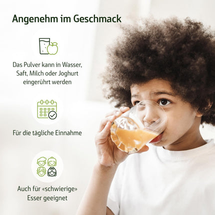 Combi Flora Kids Organic - 50 g - Ar Bifidobacterium un Lactobacillus bērniem - Pulveris ar mērkaroti - Ar 5 baktēriju celmiem bērniem no 3 gadu vecuma