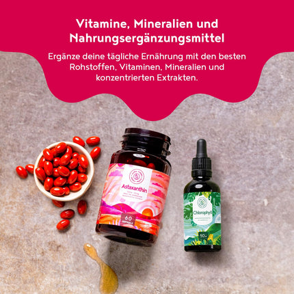 Astaksantīns 12 mg augsta deva - 60 Depot mīkstās kapsulas - Haematococcus Pluvialis - vegāns astaksantīns ar augstu biopieejamību - Alpha Foods