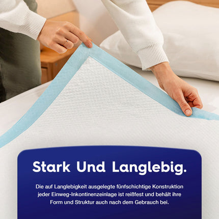 30 x Pulp medicīniskie spilventiņi 60x90cm | Augsti absorbējošs, vienreizlietojams gultas paliktnis nesaturēšanas gadījumiem | Pārtinamais paklājiņš mazuļiem | Ūdensnecaurlaidīgi ieliktņi un gultas paliktņi pieaugušajiem, zīdaiņiem, mājdzīvniekiem