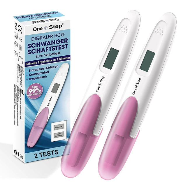 2 One+Soļu grūtniecības testi Agrīns digitālais I grūtniecības tests I 1x Agrīns grūtniecības tests I Agrīns grūtniecības tests ar grūtniecības vai negrūtniecības indikatoru I 25 mSV/ml
