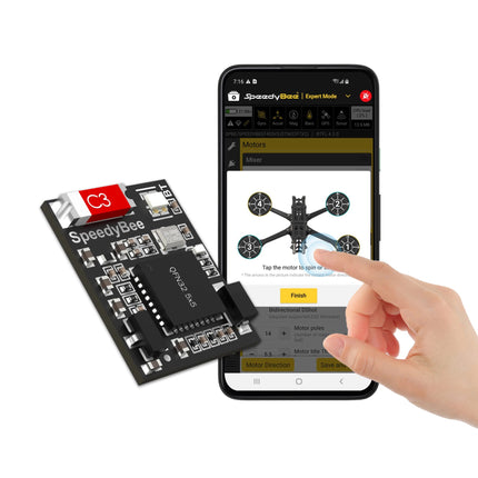 BT Nano 3 Bluetooth FC konfigurācijas modulis — bezvadu lidojuma kontrolieris ESC Betaflight konfigurācijas rīks FPV dronu komplektam (2 gab.)