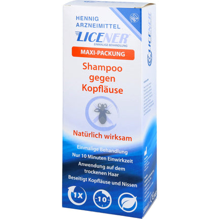 LICENER šampūns pret galvas utīm, maksimālais iepakojums, 200 ml