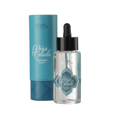Magic Oil Original Dildofee SINSIN - sildoša eļļa - augļu un skūpstāma - ražota Vācijā (Pina Colada)