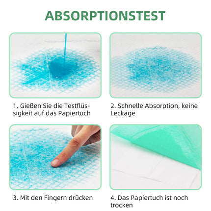 EasyVibe Wegwerf-Bettpads für Inkontinenz 50 Stück 90x90cm 5-lagig,110g/Stück,SAP 7g Betteinlagen Inkontinenz Einweg Erwachsenen, Heavy Duty Bettpads Inkontinenz, Einweg-Wickelunterlagen…