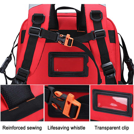 Ratiņkrēslu mugursoma, ratiņkrēslu soma aiz sēdekļa, lielas ietilpības ratiņkrēslu aksesuārs - ratiņkrēslu soma aiz sēdekļa - ar atstarojošu joslu medikamentu glabāšanai - tikai soma (C) (zila)