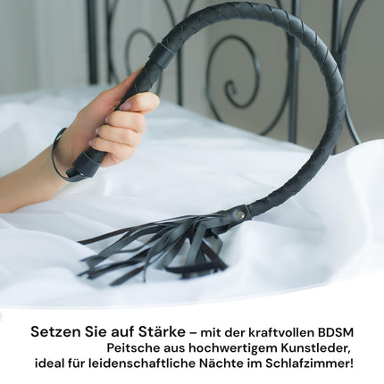 Eksotiska pātaga vergiem 85 cm mākslīgās ādas seksa pātaga sievietēm BDSM pātaga seksam Sadomaso seksa rotaļlieta pāriem izturīga ABS roktura pātagas erotiska spēle FOPS B21-6