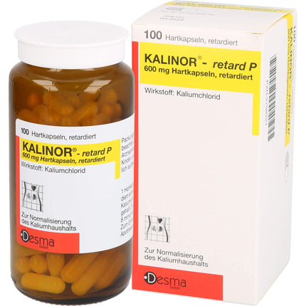 KALINOR retard P 600 mg cietās kapsulas 100 gab.