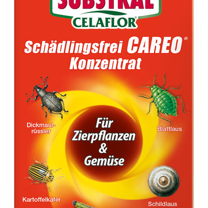 Substral Celaflor Pest-Free Careo koncentrāts dekoratīvajiem augiem, pret laputīm, bukskodes kodēm u.c. 250 ml