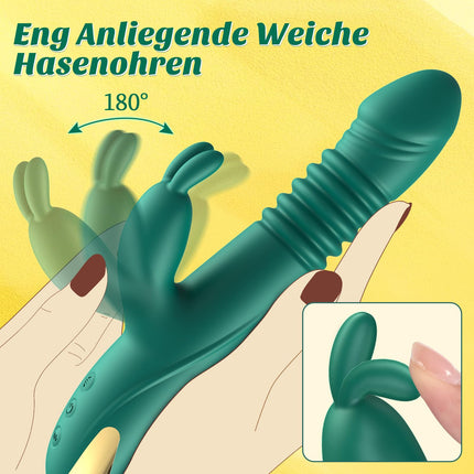 Vibrācijas vibrators sievietēm ar grūdiena funkciju, dildo seksa rotaļlieta sievietēm pāriem ORSLUM seksa rotaļlietu vibratoru komplekti sievietēm klitora solo, seksa rotaļlietas sievietēm ar grūdiena G punkta truša vibratoriem