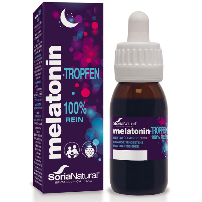 Melatonīna pilieni 330 naktis - 50 ml melatonīna augsta deva labākam miegam un dziļa, mierīga miega baudīšanai - aerosola un tablešu alternatīva