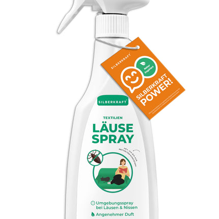 Silberkraft utu aerosols tekstilizstrādājumiem, vides aerosols, Lice-Ex aerosols videi, līdzeklis pret gnīdām, ar citrona aromātu (500 ml)