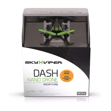 Sky Viper Dash Nano drons melns/zaļš, 2 x 2 x 0,7 collas