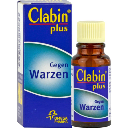 CLABIN Plus pretkārpu šķīdums 15 ml - līdzeklis pret kārpām ātrai kārpu noņemšanai - kārpu tinktūra - kārpu noņēmējs ar salicilskābi